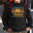 The Legend Has Retired Not My Problem Anymore Retro Vintage Sweatshirt Gifts for Old Men