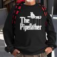 The Pipefather - Funny Plumber Plumbing Handyman Pipe Fitter Raglan Baseball Tee Sweatshirt Gifts for Old Men