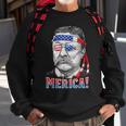 Theodore Roosevelt Merica 4Th July Men Usa Us President Sweatshirt Gifts for Old Men