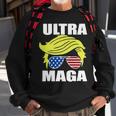 Ultra Maga Joe Biden Pro Trump Gift Sweatshirt Gifts for Old Men