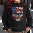 Ultra Maga United State Flag Proud Ultra-Maga Sweatshirt Gifts for Old Men