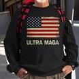 Ultra Maga United State Flag Sweatshirt Gifts for Old Men