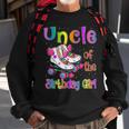 Uncle Birthday Girl Rolling Skate Birthday Family Party Sweatshirt Gifts for Old Men