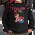 Unicorn Kindergarten Was Magical Last Day Graduation Girls Sweatshirt Gifts for Old Men