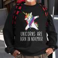 Unicorns Are Born In November Sweatshirt Gifts for Old Men