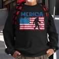 Us Flag Bigfoot July 4Th Sasquatch Patriotic Merica Sweatshirt Gifts for Old Men