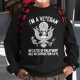 Veteran Patriotic Im A Veteran Mi Catch Of Enlistment Veterans Day Mi Catch Of Enlistment Proud Vetnavy Soldier Army Military Sweatshirt Gifts for Old Men