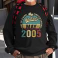Vintage 17 Years Old May 2005 Decorations 17Th Birthday Sweatshirt Gifts for Old Men
