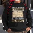 Vintage Censorship Book Reading Nerd I Read Banned Books Sweatshirt Gifts for Old Men