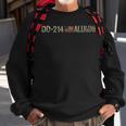 Vintage Dd-214 Alumni Retired Military Veteran Us Flag Sweatshirt Gifts for Old Men