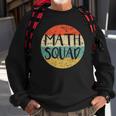 Vintage Math Squad Math Teacher Math Class Team Funny Sweatshirt Gifts for Old Men