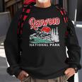 Vintage Redwood National Park Distressed 80S Mountains Sweatshirt Gifts for Old Men