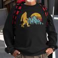 Vintage Retro Bigfoot Believe Silhouette Mountain Sun 234 Shirt Sweatshirt Gifts for Old Men