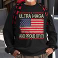 Vintage Ultra Maga And Proud Of It V2 Sweatshirt Gifts for Old Men