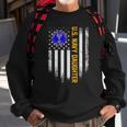 Vintage Usa Flag Proud Us Navy Daughter Veteran Military Sweatshirt Gifts for Old Men