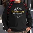 Vintage Yellowstone National Park Retro Est 1872 Sweatshirt Gifts for Old Men