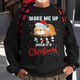 Wake Me Up When Its Christmas 819 Shirt Sweatshirt Gifts for Old Men