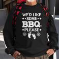 Wed Like Some Bbq Baby 4Th Of July Pregnancy Announcement Sweatshirt Gifts for Old Men