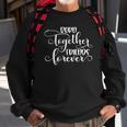 Womens Born Together Friends Forever Twins Girls Sisters Outfit Sweatshirt Gifts for Old Men