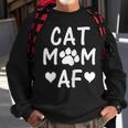 Womens Funny Cat Cat Mom Af Women Love Cats Kittens Gift Sweatshirt Gifts for Old Men