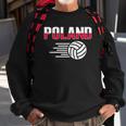 Womens Poland Volleyball Lovers Jersey - Polish Flag Sport Fans Sweatshirt Gifts for Old Men