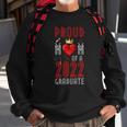 Womens Proud Mom Of A 2022 Graduate Graduation 2022 Mother Red Sweatshirt Gifts for Old Men