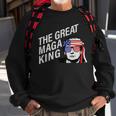 Womens The Great Maga King Trump Ultra Maga Sweatshirt Gifts for Old Men