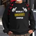 Worlds Greatest Camper Funny Camping Gift CampShirt Sweatshirt Gifts for Old Men