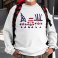4Th Of July Patriotic Gnomes American Usa Flag Sweatshirt Gifts for Old Men