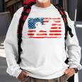 Akita Inu For Dog Mom Dog Dad Usa Flag 4Th Of July Sweatshirt Gifts for Old Men