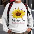 Brain Aneurysm Awareness Faith Hope Love Sweatshirt Gifts for Old Men