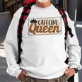 Caffeine Queen Graphic Shirt Design Sweatshirt Gifts for Old Men