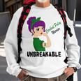 Cerebral Palsy Warrior Strong Women Green Ribbon Cerebral Palsy Cerebral Palsy Awareness Sweatshirt Gifts for Old Men