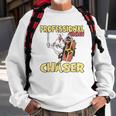 Chicken Farmer Professional Chicken Chaser Sweatshirt Gifts for Old Men