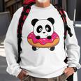 Cute Panda Bear Pandas Donut Sprinkles Sweatshirt Gifts for Old Men