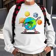 Dabbing Earth Day Sweatshirt Gifts for Old Men