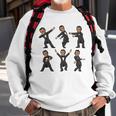 Dancing Abraham Lincoln 4Th Of July Boys Girls Kids Sweatshirt Gifts for Old Men