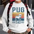 Dog Pug Papa - Vintage Pug Dad Sweatshirt Gifts for Old Men