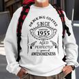 Drinking Coffee Since 1955 Aged Perfectly 67Years Of Awesomenss Sweatshirt Gifts for Old Men