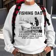 Fishing Dad Knows Everything Old Man Sweatshirt Gifts for Old Men