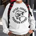 Fishing Lovers Even Jesus Had A Fishing Story Sweatshirt Gifts for Old Men