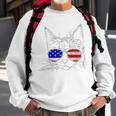 Funny Cat V2 Sweatshirt Gifts for Old Men