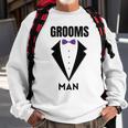 Groomsman Grooms Squad Stag Party Friends Themed Sweatshirt Gifts for Old Men