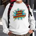 I Teach Superheroes Retro Comic Super Teacher Graphic Sweatshirt Gifts for Old Men