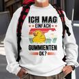 Ich Mag Einfach Gummienten Badeente Sweatshirt Gifts for Old Men