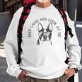 Keep Calm And Look At Me Sweatshirt Gifts for Old Men