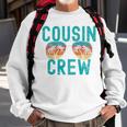 Kids Cousin Crew Family Vacation Summer Vacation Beach Sunglasses Sweatshirt Gifts for Old Men