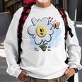 Kids Sunflower Butterfly Sunshine Sweatshirt Gifts for Old Men