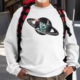 Mens Best Dad In The Universe Fathers Day - Space Nebula Gift Sweatshirt Gifts for Old Men