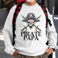 Mens Pirate Papa Captain Sword Gift Funny Halloween Sweatshirt Gifts for Old Men